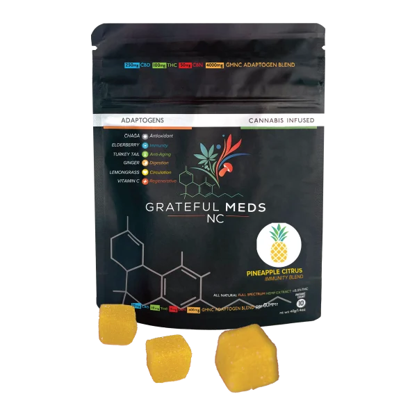 GratefulMeds Pineapple Citrus Immunity Blend Case 2ct